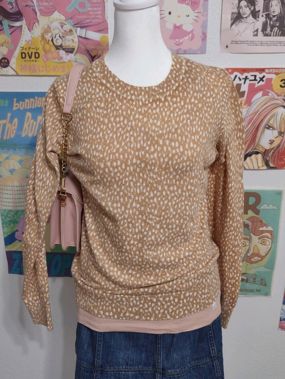 Deer Print Sweater